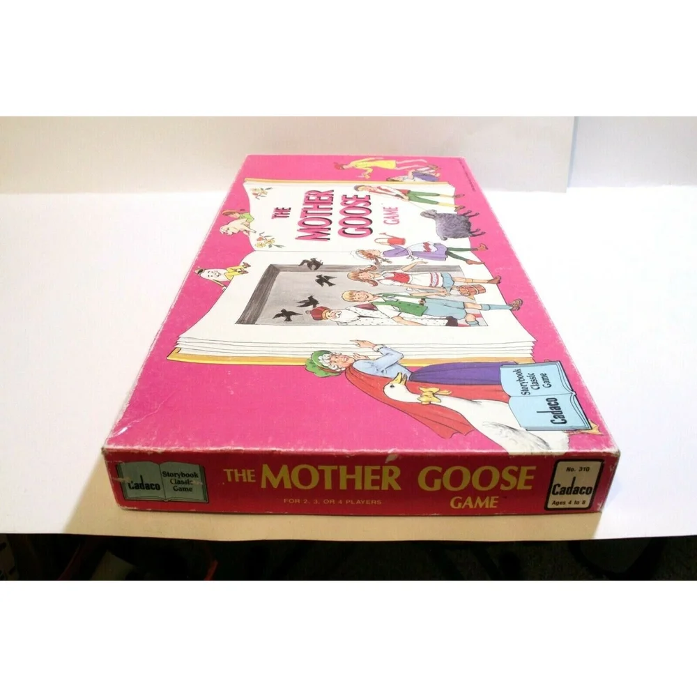 The Mother Goose Game Storybook Classic by Cadaco Complete Vintage 1989